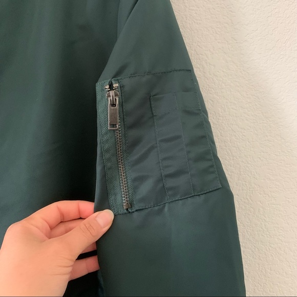 F21 Longline Bomber Jacket - Picture 5 of 5